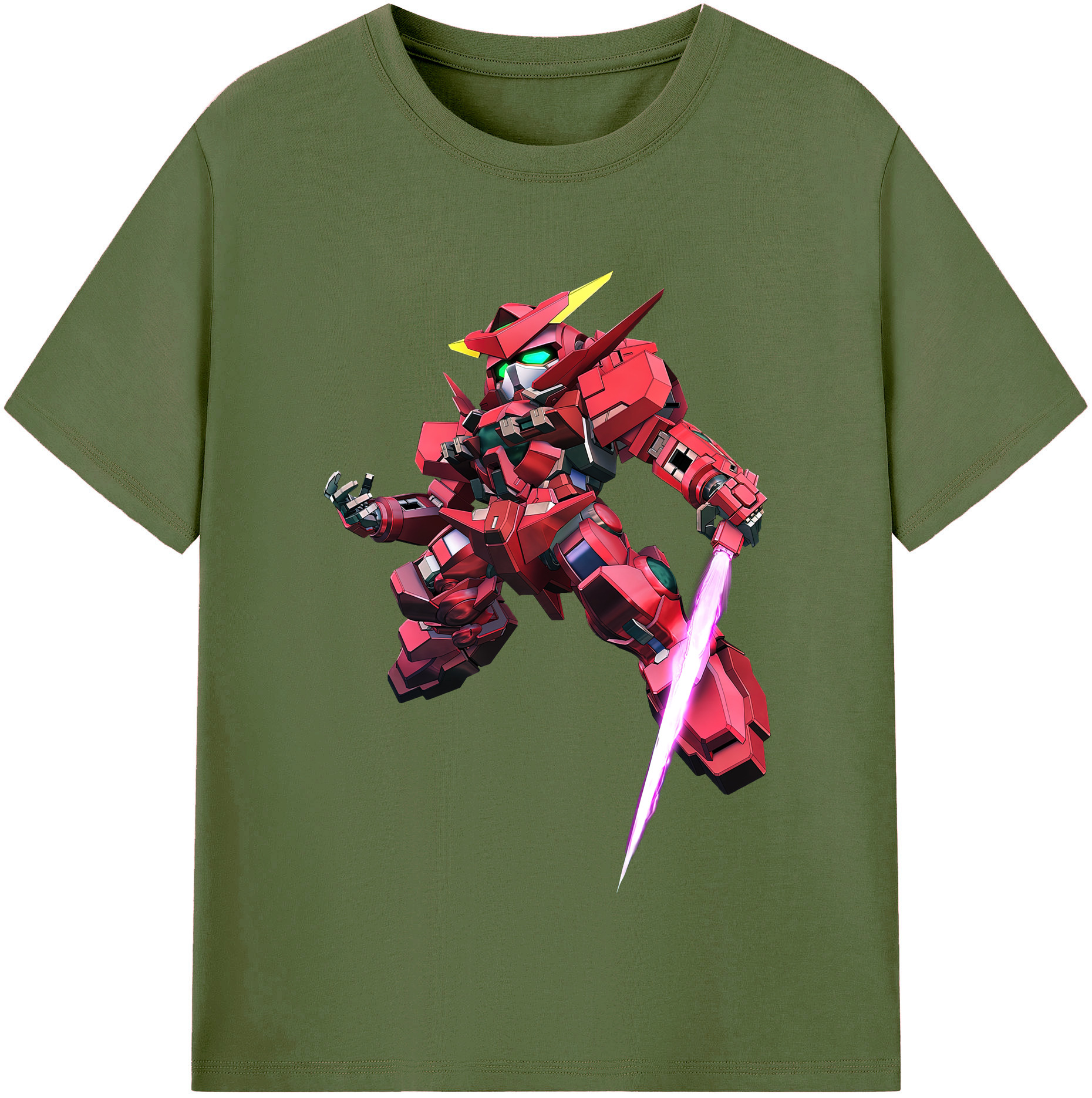 （画像用） 機動戦士ガンダム Mobile Suit Gundam 綿100％半袖Tシャツ（フロントプリント）